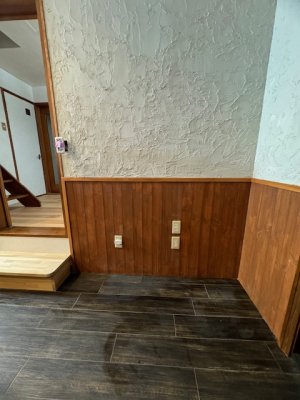 内部①塗り壁のやさしい風合い